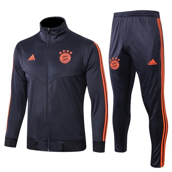 Trainingsanzug Bayern München 2019-20 Blau Marine Orange Fussballtrikots Günstig